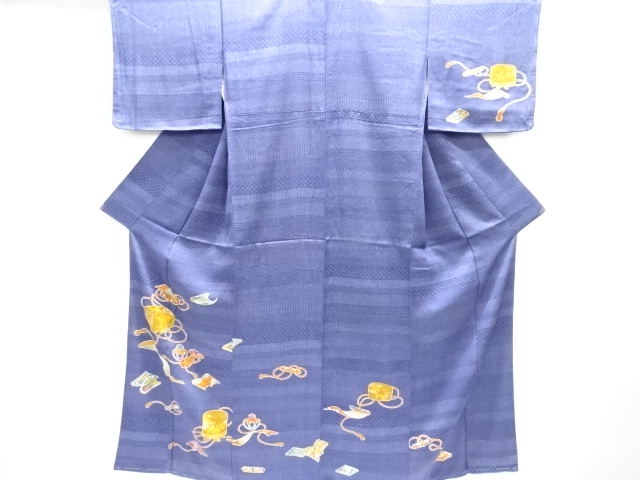 手箱・貝桶・読本模様訪問着